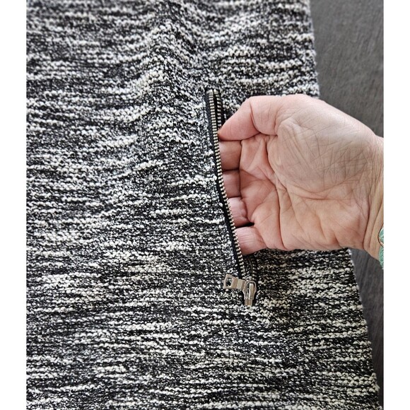 Gap Boulce Tweed Heathered Gray Textured Mini Dress Size M  Academia Career - Picture 8 of 10